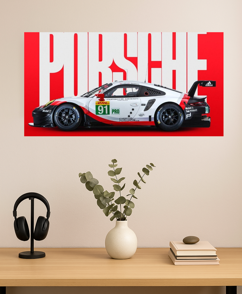 PORSCHE RACING HERITAGE RSR || SPLIT POSTER