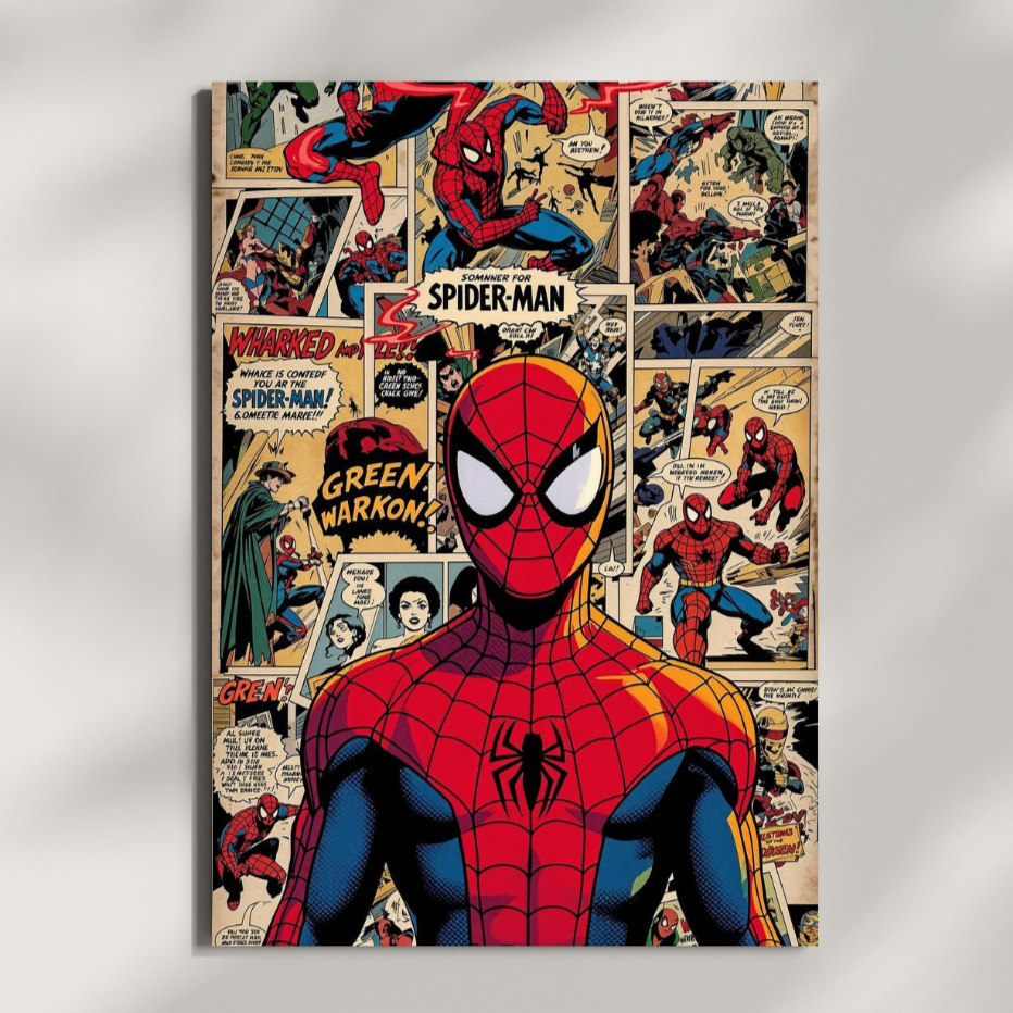 Amazing Spider-Man Retro Wall poster