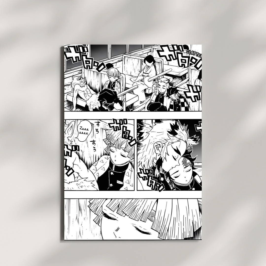 Slayers at Rest – Cozy Manga Panel Art