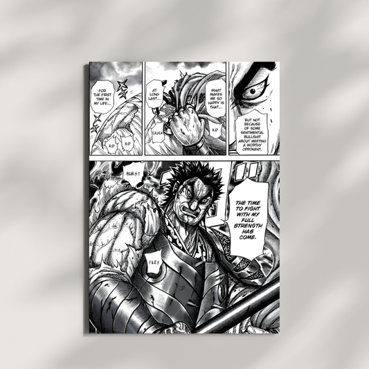 Final Blow #2  ||  Intense Manga Fight Panel Poster