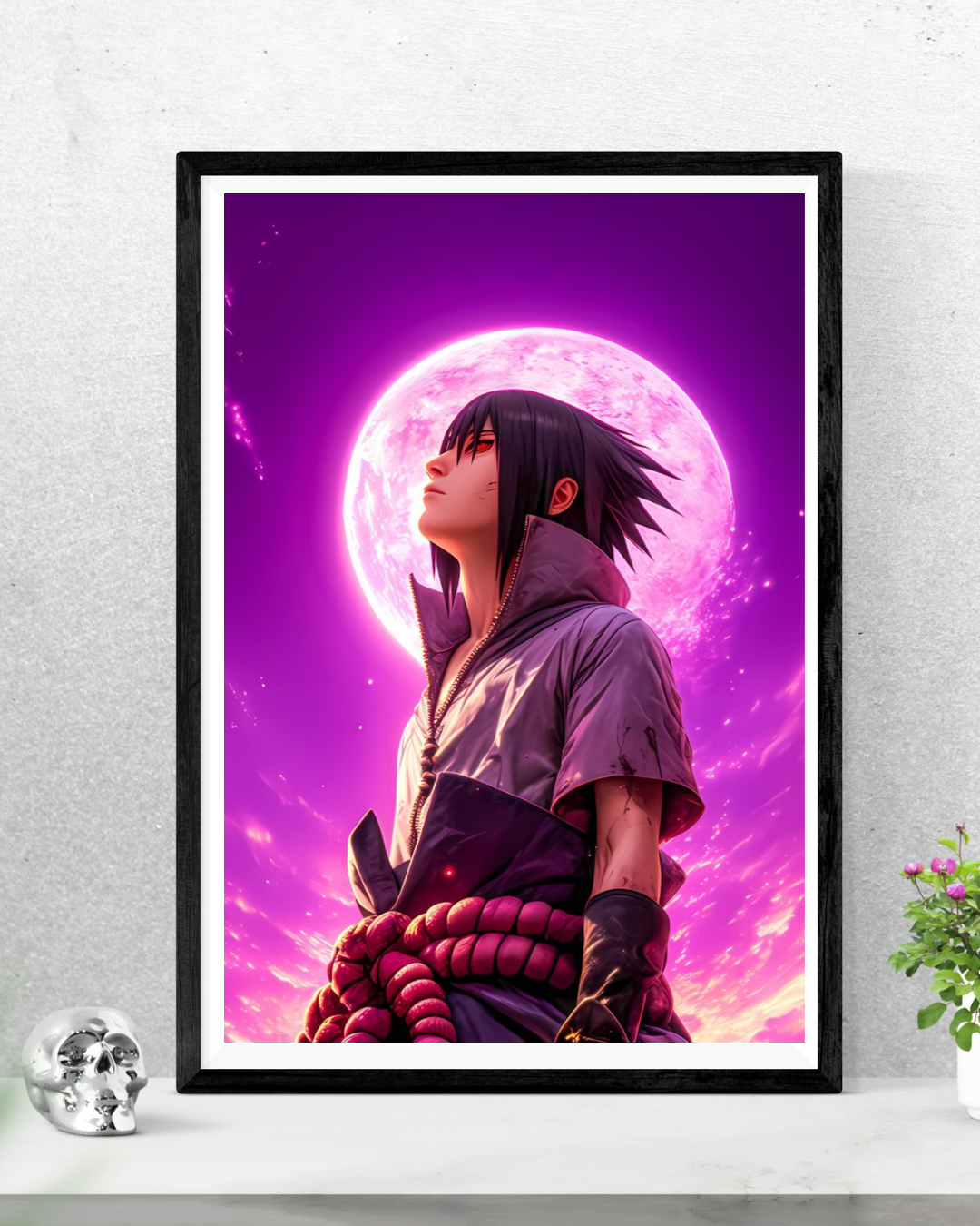 Starlit Shinobi: Modern Framed Poster