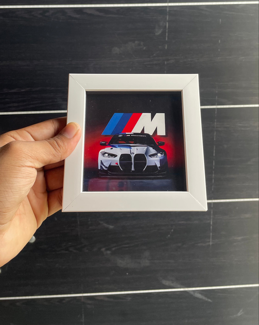 BMW M4 Performance Wall Frame – Automotive Art Decor