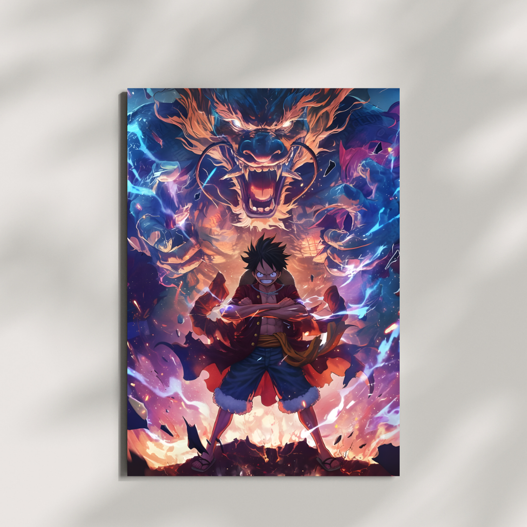 Inferno King || Luffy Power Awakening Poster