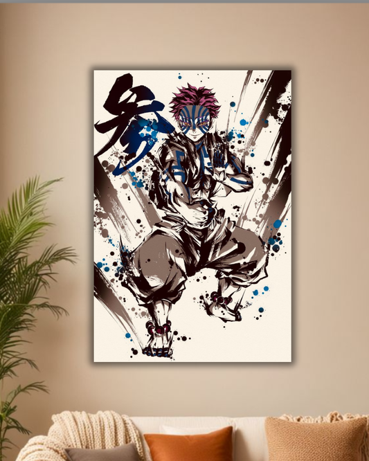 "Akaza Ascendant: Splatter Style Wall posters"