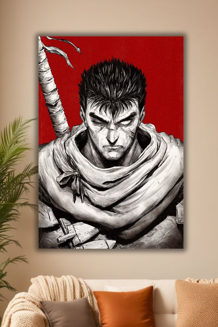 Guts' Triumph: Dark Fantasy Decor poster