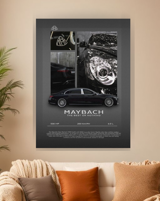 Maybach Elegance Wall Poster