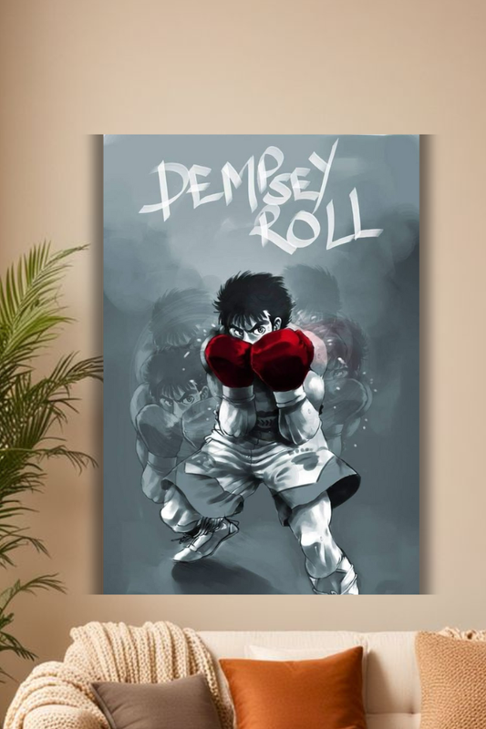 "IPPO Boxing Inspiration – Motivational Anime Poster"