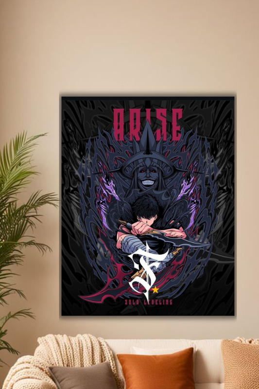 “Arise Solo Leveling Anime poster
