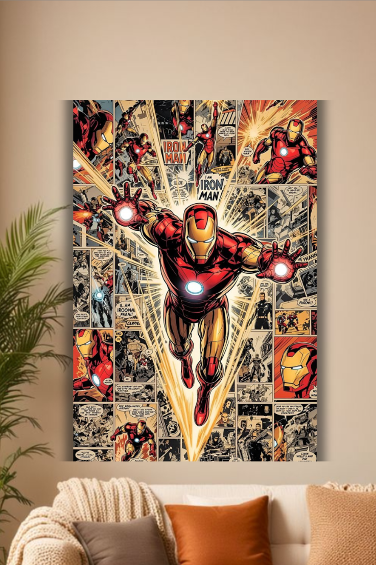 "Superhero Saga Wall Poster"