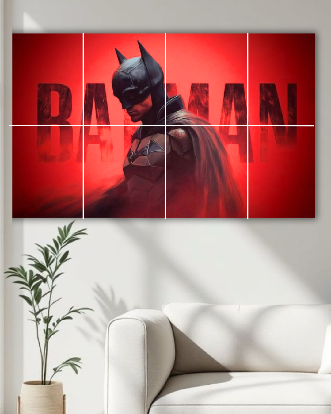 Batman DC SPLIT combo poster