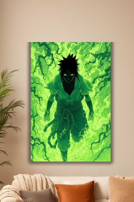 "Electric Shadow: Uchiha Anime Poster