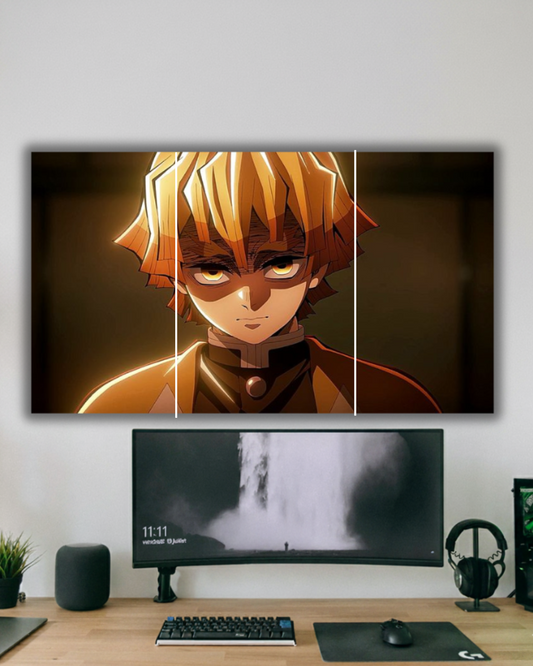 Zenitsu Poster #1  ||  Split Poster