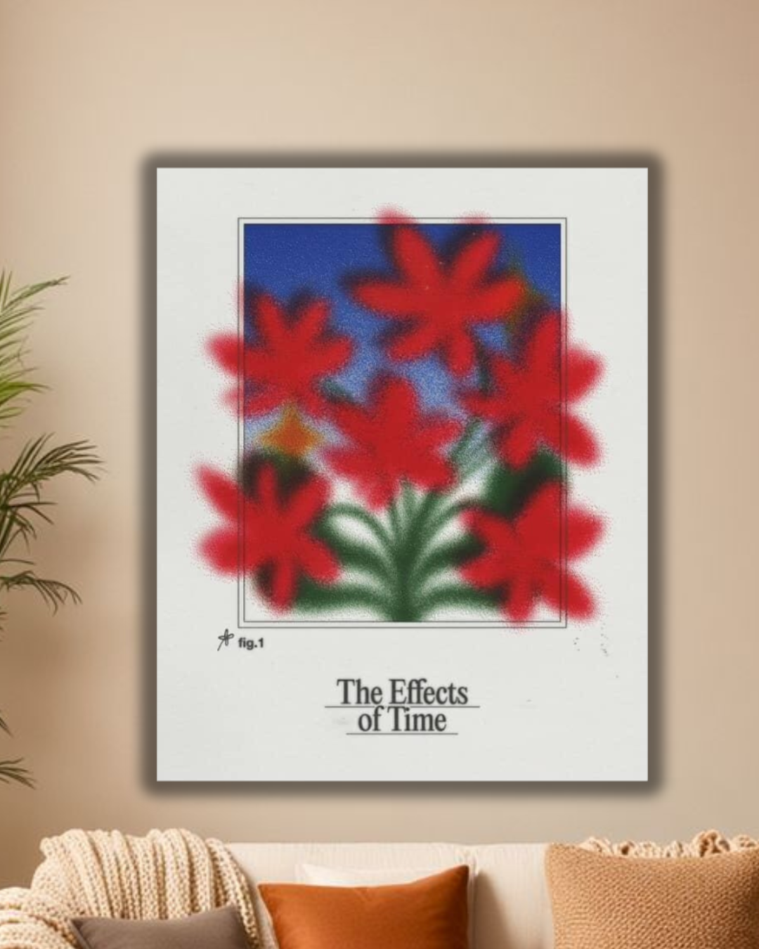 The Effects of Time – Abstract Floral Art Print