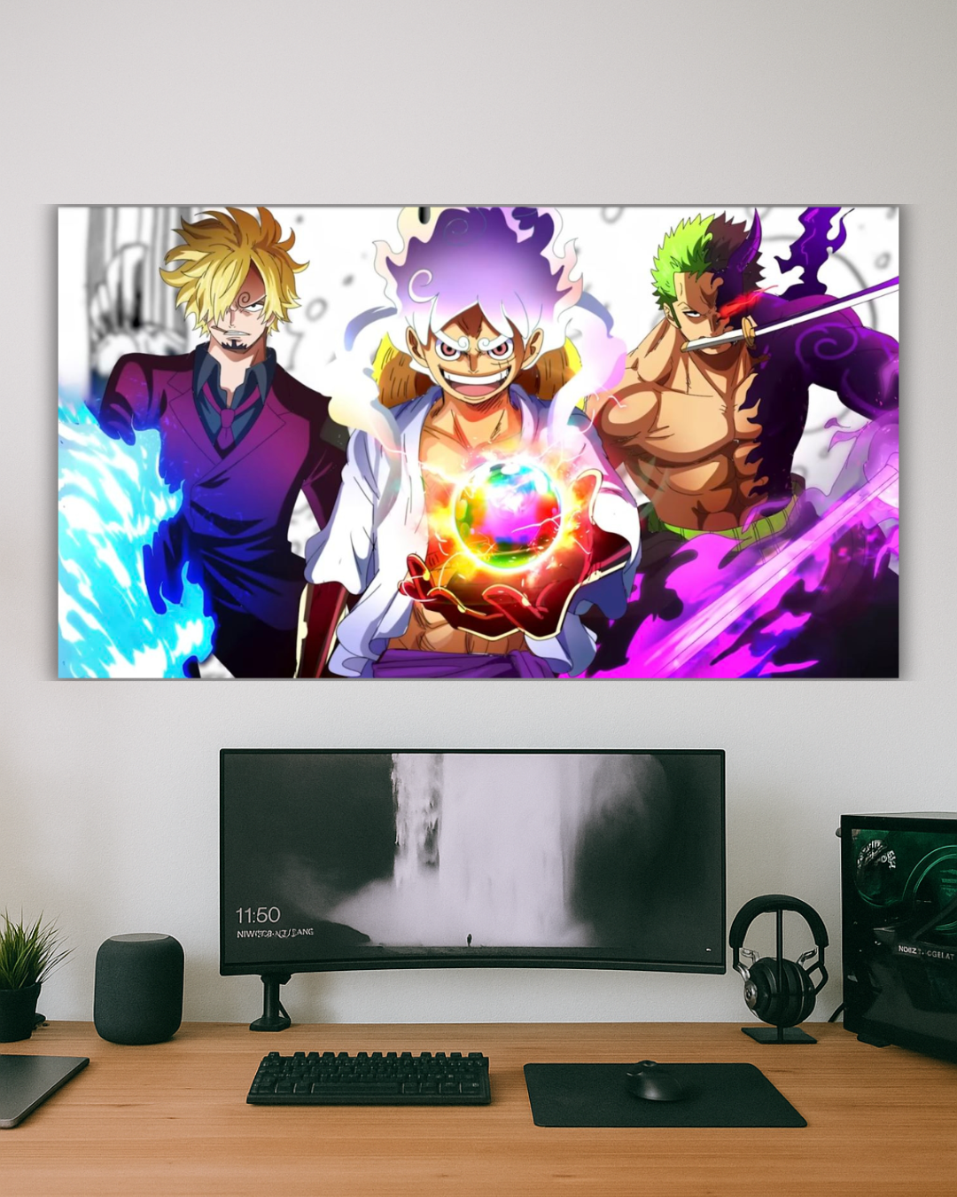 One Piece Pirate Trio Wall poster