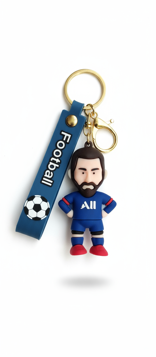 Football Jersey Cartoon Figure Keychain