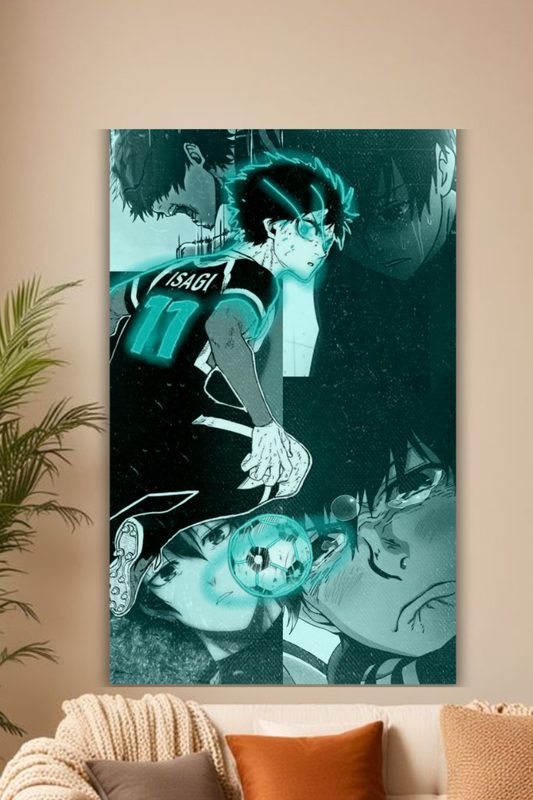 Blue Lock's Enigmatic Striker – Nagi Seishiro Art Poster"