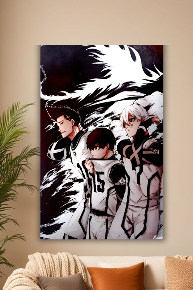 "Calm Prodigy: Seishiro Nagi Anime Decor