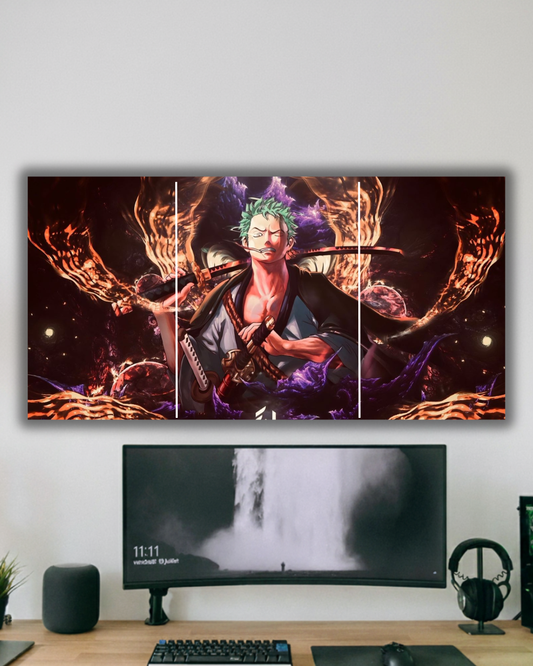 Samurai Swordsman Anime Wall Art Poster