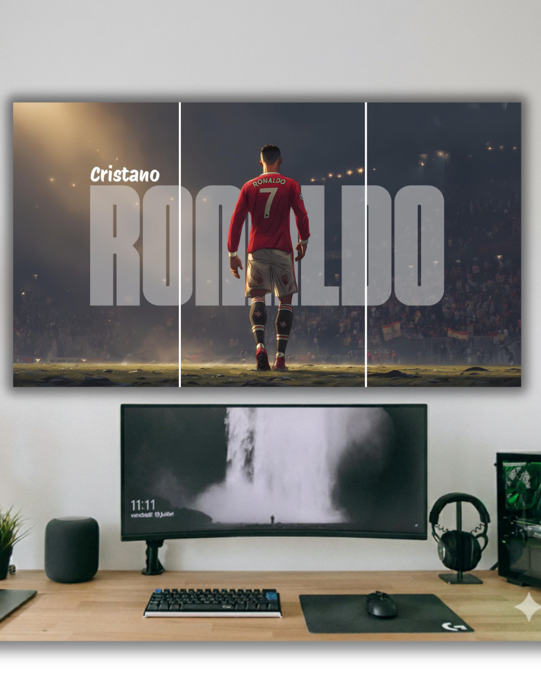 "CR7 Ronaldo GOAT Poster