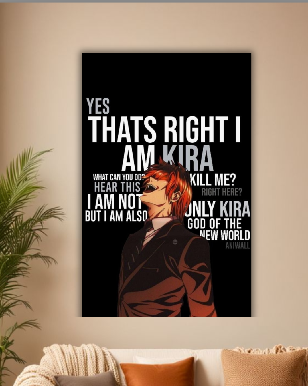 Morality & Madness: Death Note Shadow Canvas"