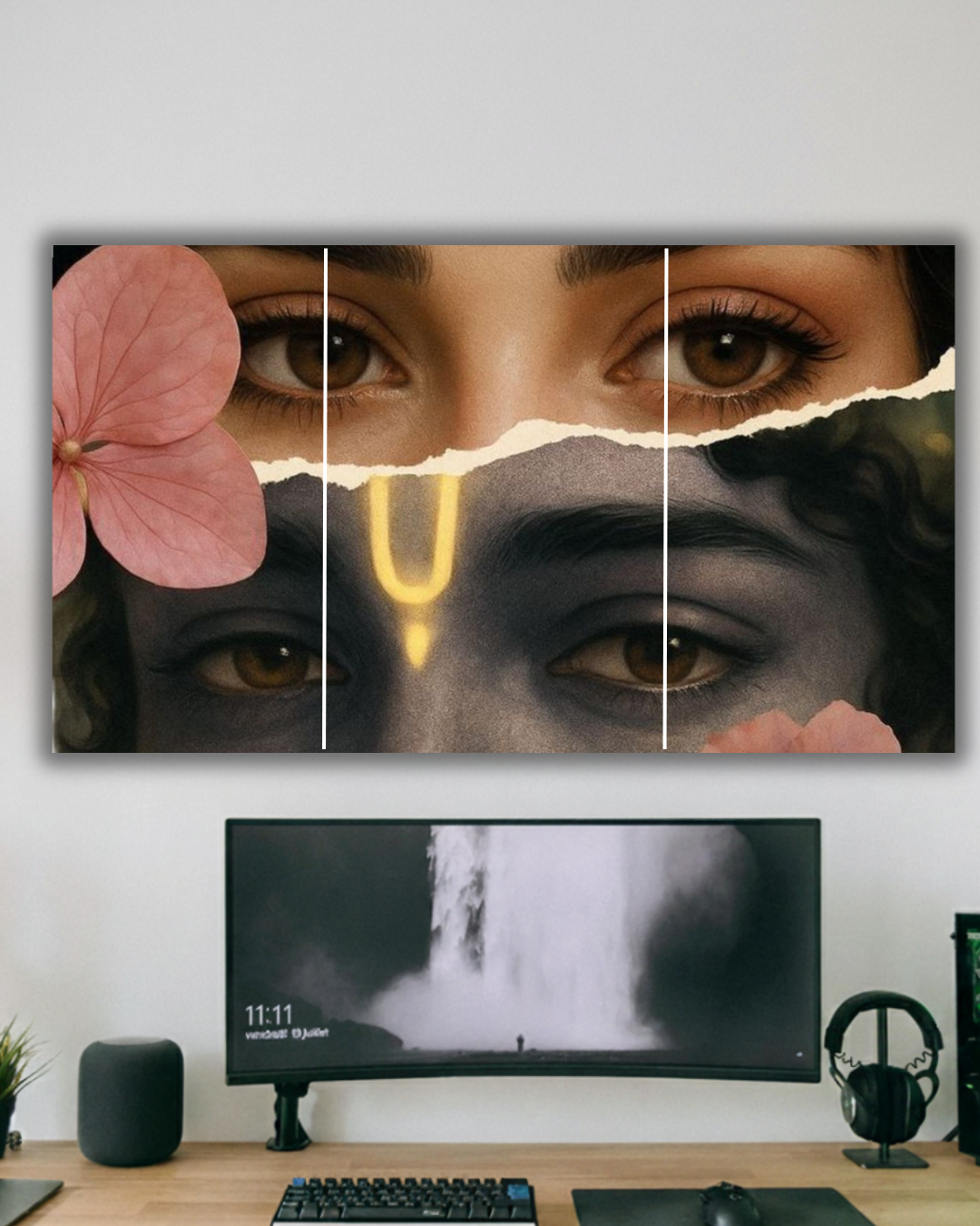 Radha Krishna eyes beautiful poster