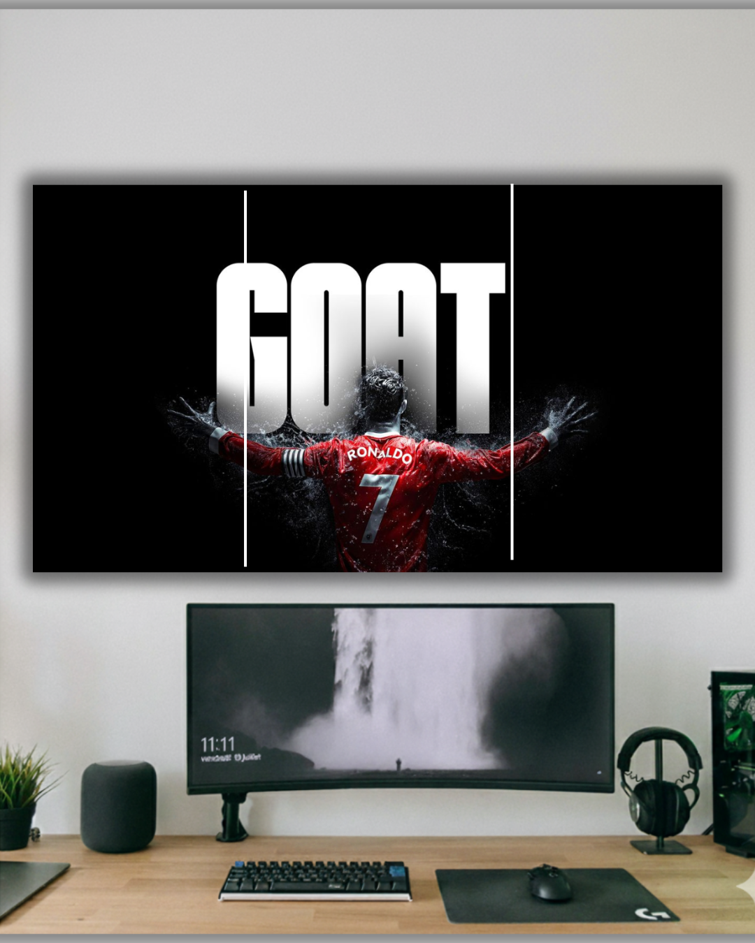 Cristiano Ronaldo Ready to Hang Wall poster