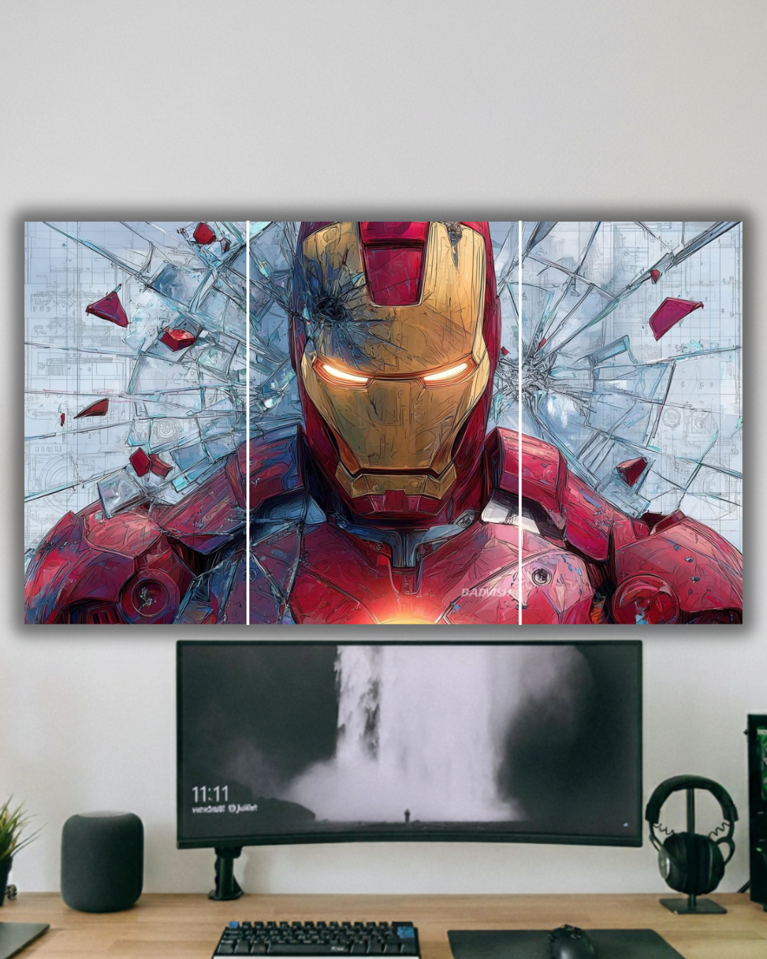 Shattered Resolve: Iron Man Triptych  poster"