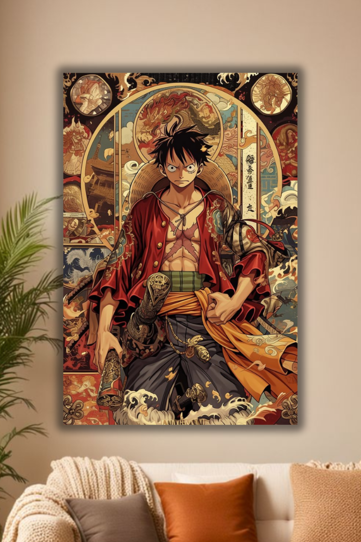 "Youthful Spirit: Iconic Anime Wall Poster