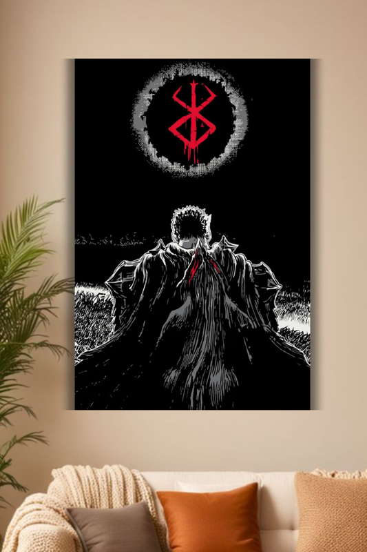 Battle-Scarred Guts: Epic Art Poster