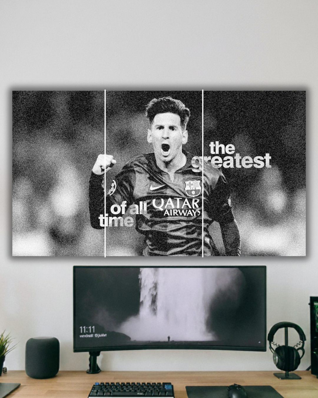 Lionel Messi World Cup Victory Moment Wall poster