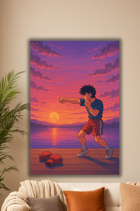 "Don’t Quit – Manga Boxing Art Poster"