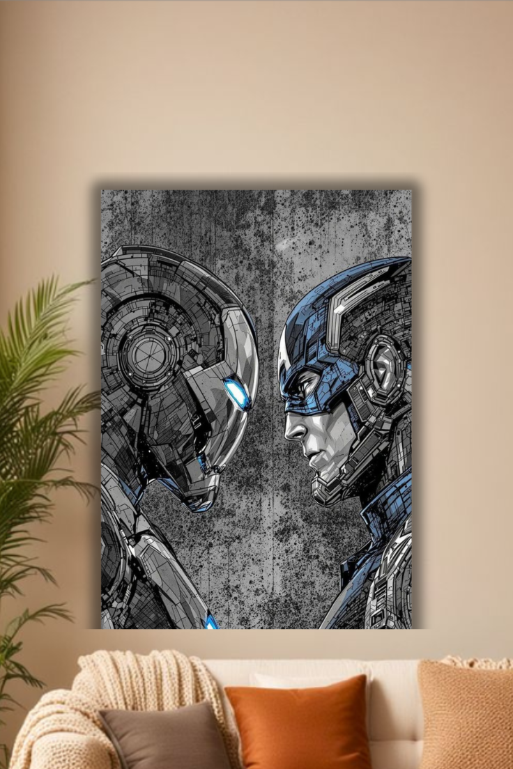 "Iconic Marvel Universe Poster"