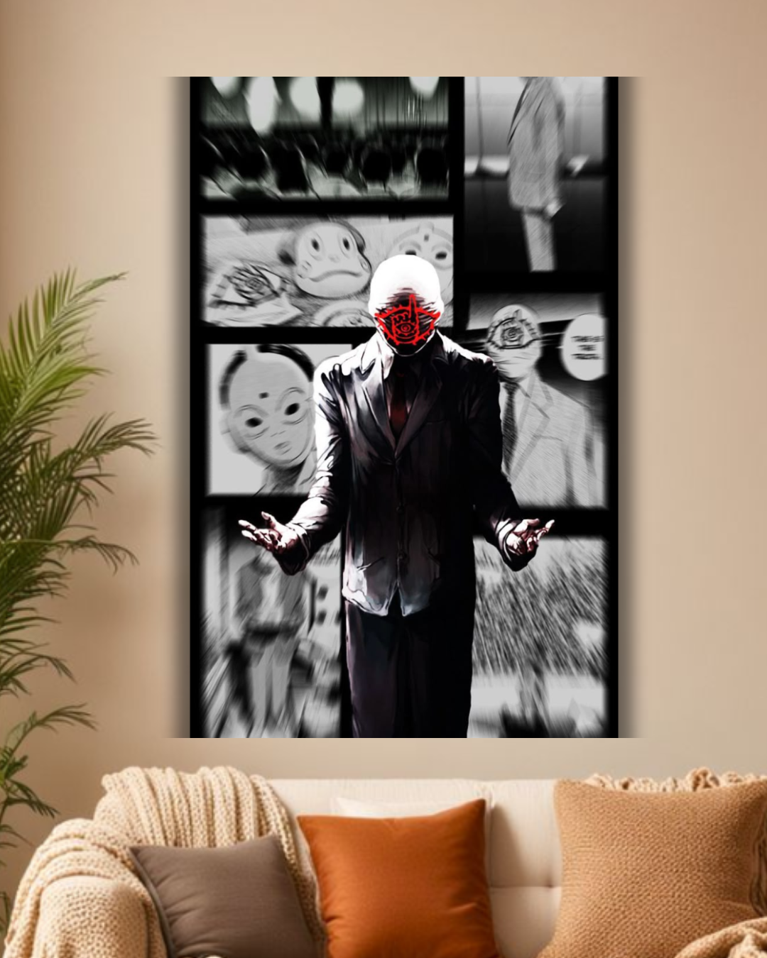 "Watcher’s Chair: Monochrome Poster"