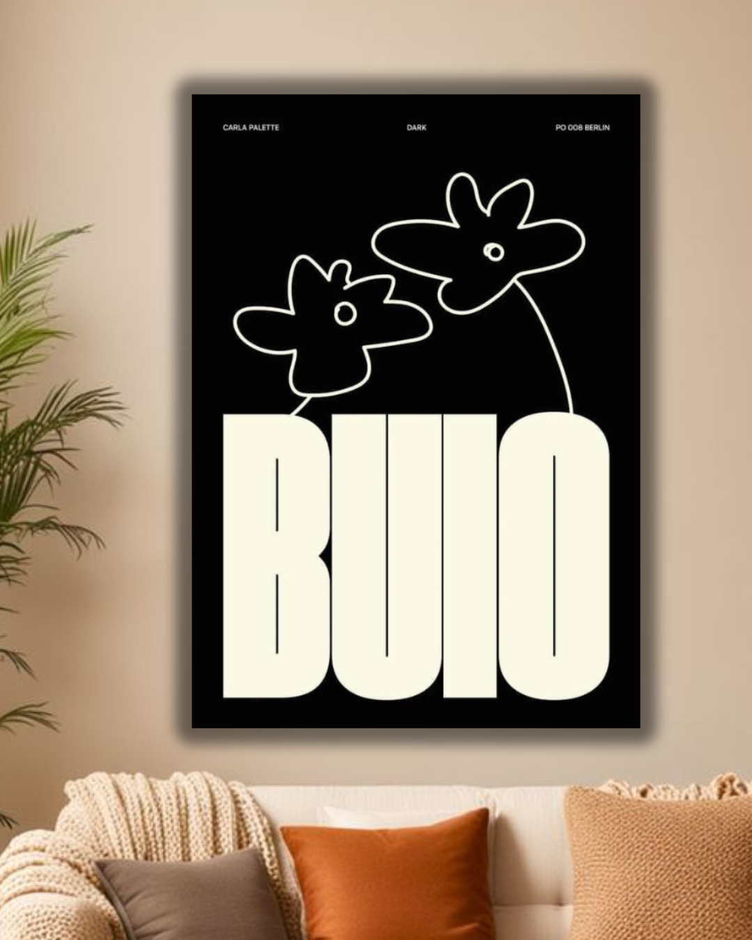 BUIO – Bold Art Print by Carla Palette"
