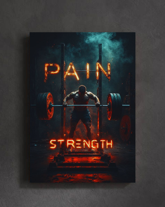"No Pain No Gain Gym Motivation Print