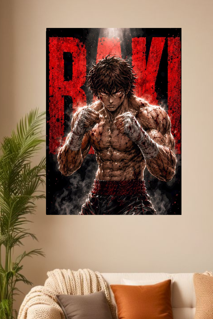 Baki Hama boxing poster