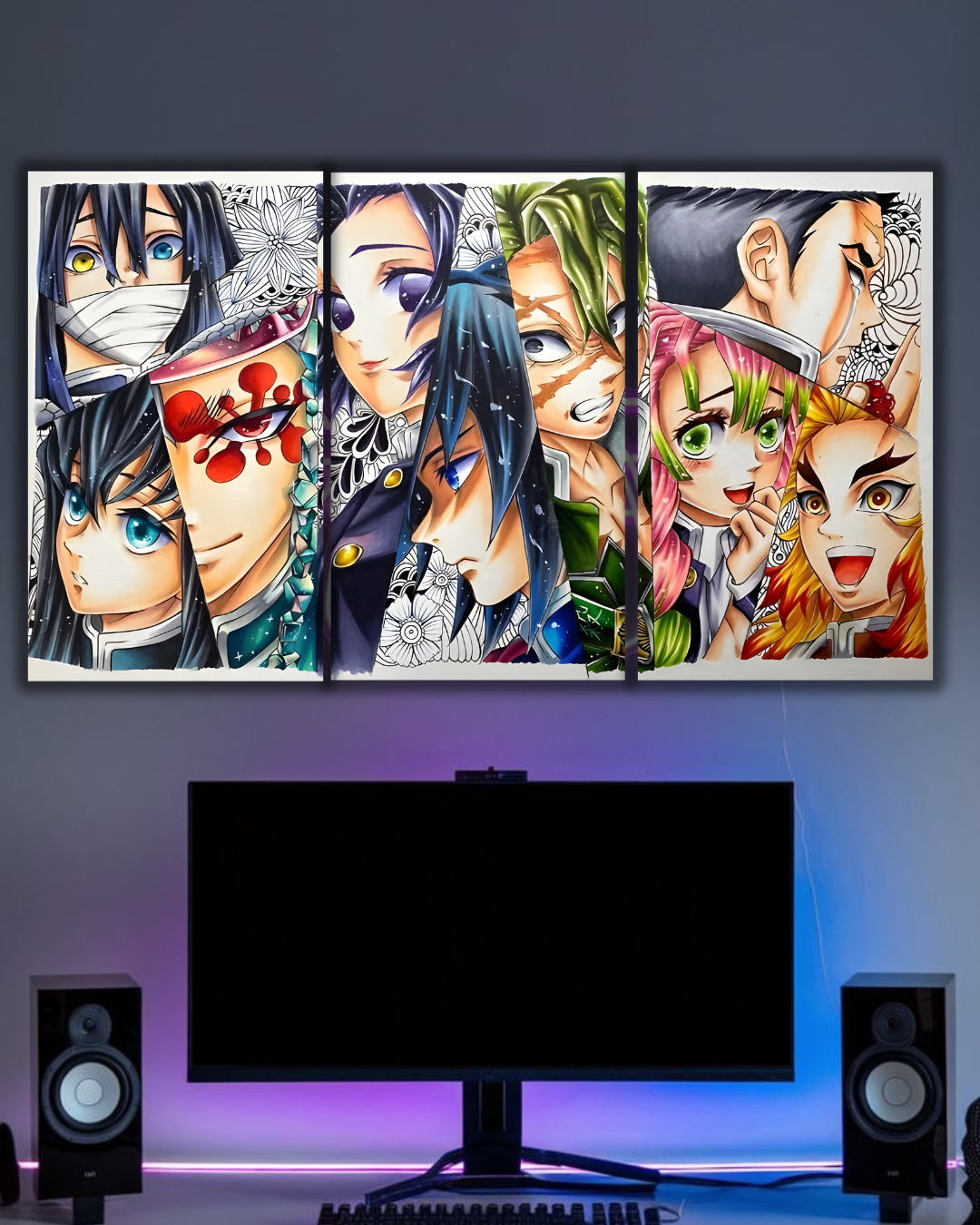 Hashira Legends Anime Wall Art Collection