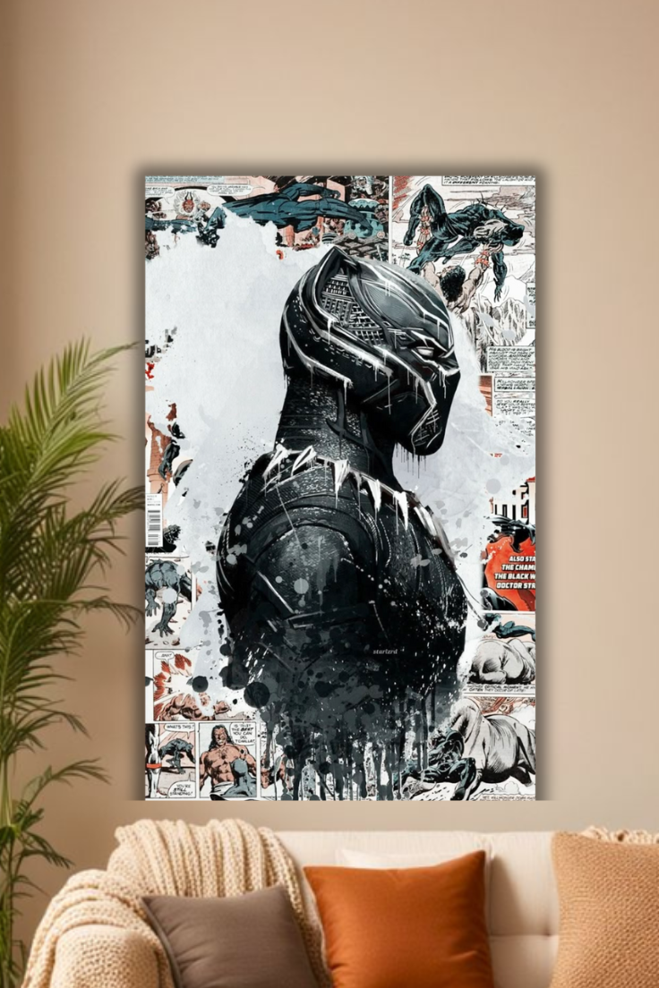 "Vivid Marvel Character Poster"