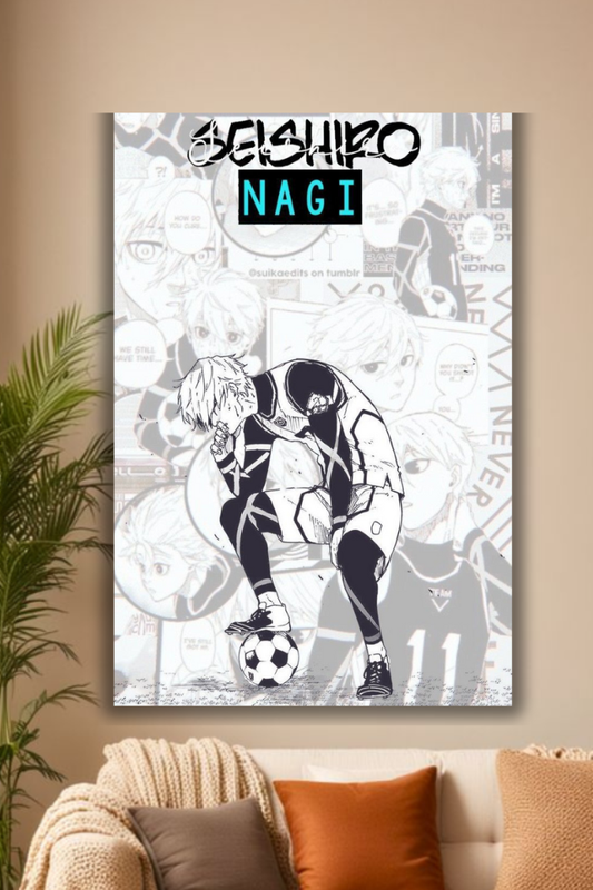 "Nagi Seishiro Genius Aura Manga Wall poster"
