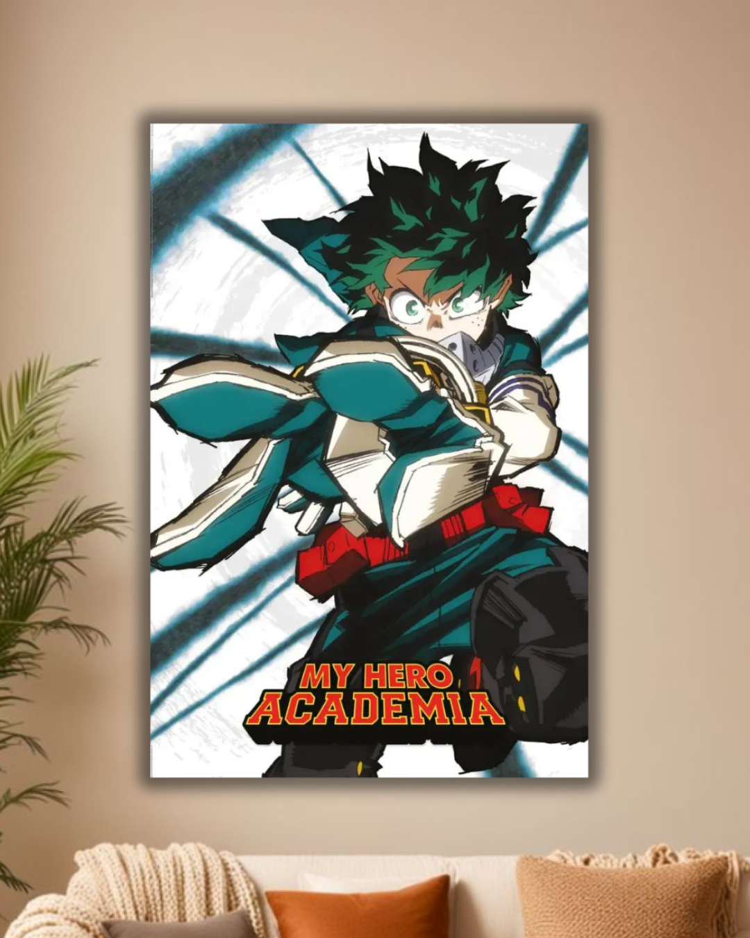 "Midoriya’s Might: Hero Academia Poster"