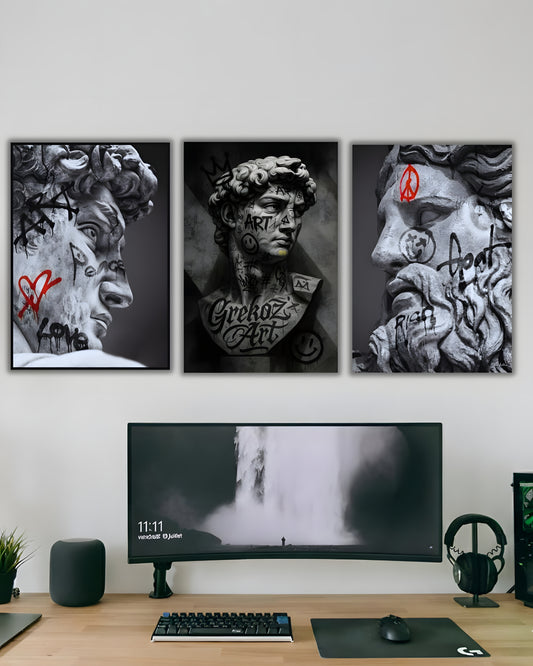 "Graffiti Greek Legends Wall Art,"