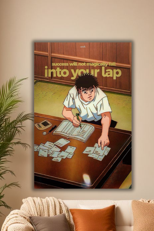 "Boxing Champion ippo Anime Motivation Decor poster"