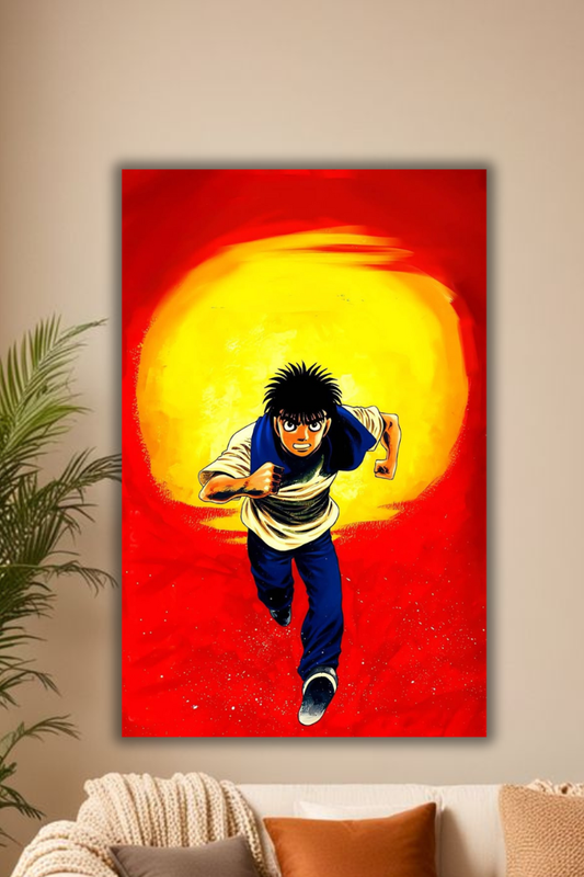Anime Running Training Poster