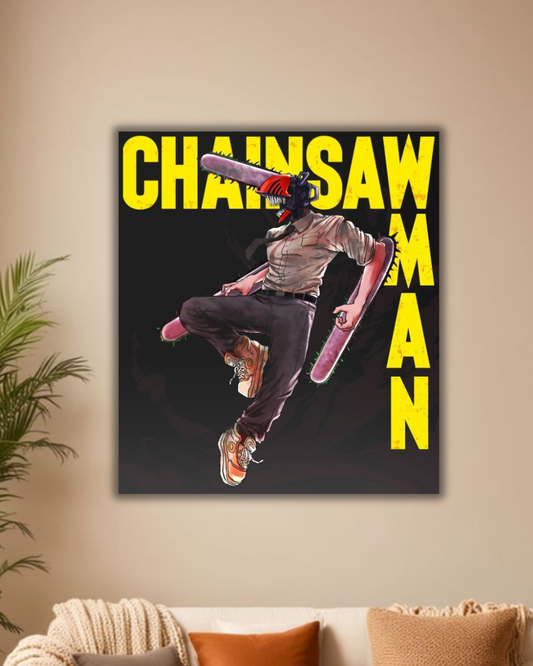 "Devil Hunter’s Fury: Chainsaw Man Wall poster"