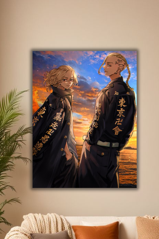 "Tokyo Revengers Sunset Duo Wall poster