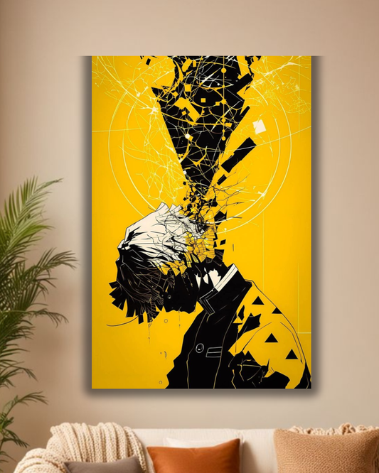 "Thunder Break: Zenitsu Surreal Poster"