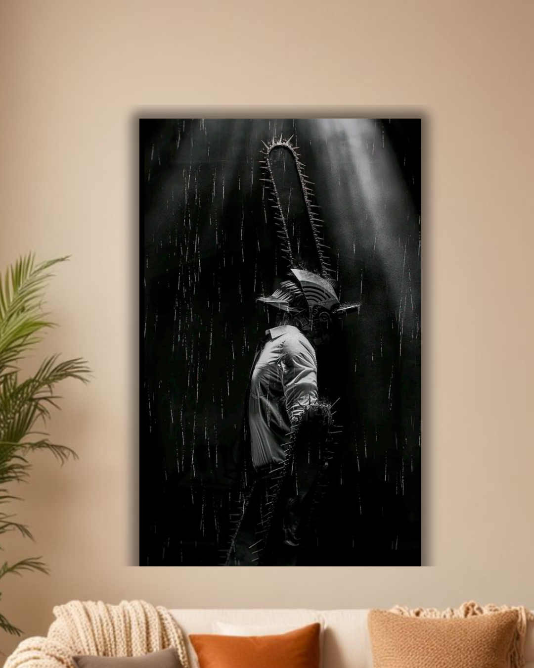 "Blood Red Saga: Chainsaw Man Decor