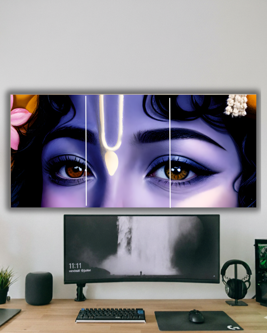 Divine Eyes  || Krishna Split Poster