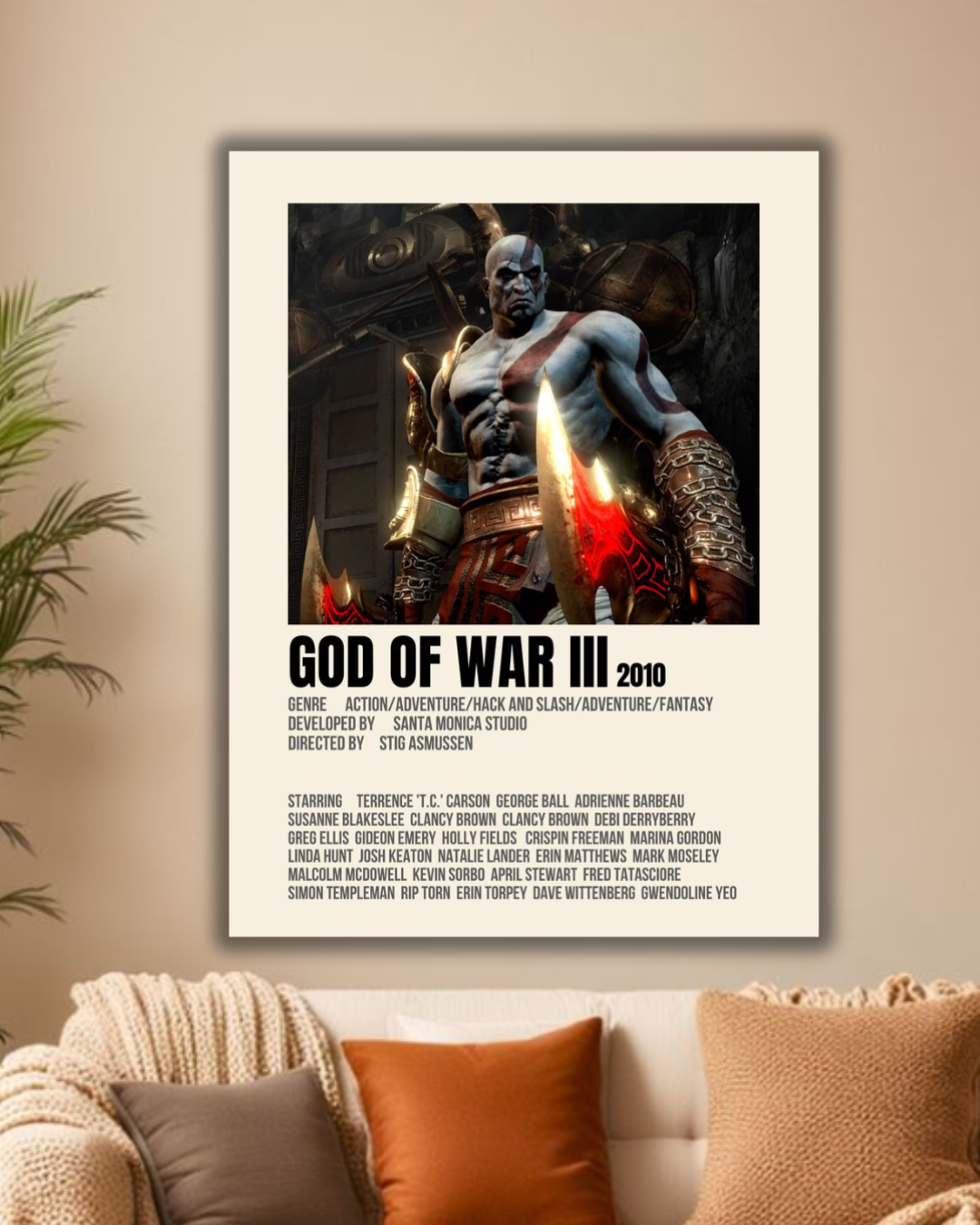 God of War III Cinematic Tribute Poster