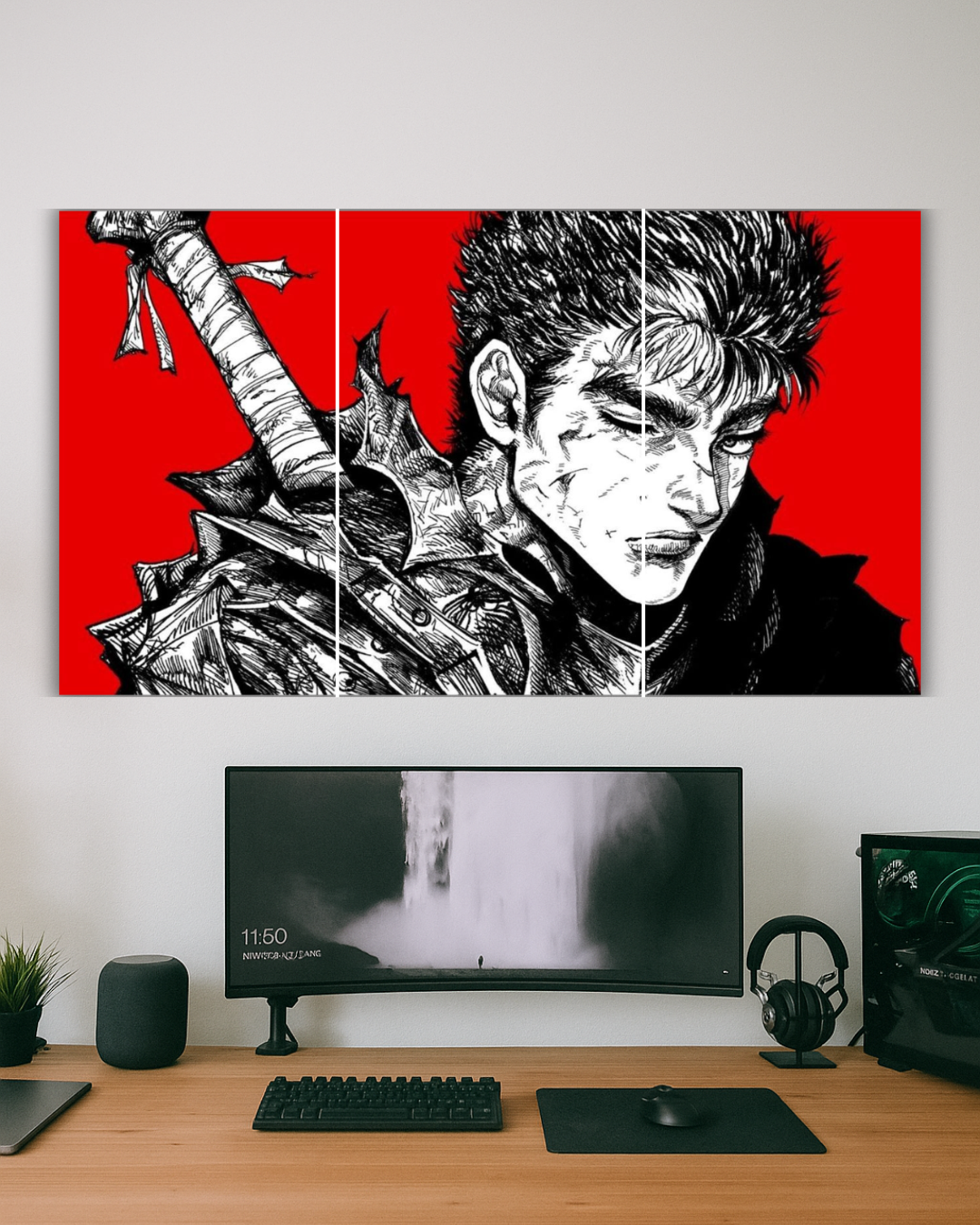 "Guts: Berserker Spirit Split-Panel Wall Art